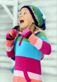 overexcited kid gif